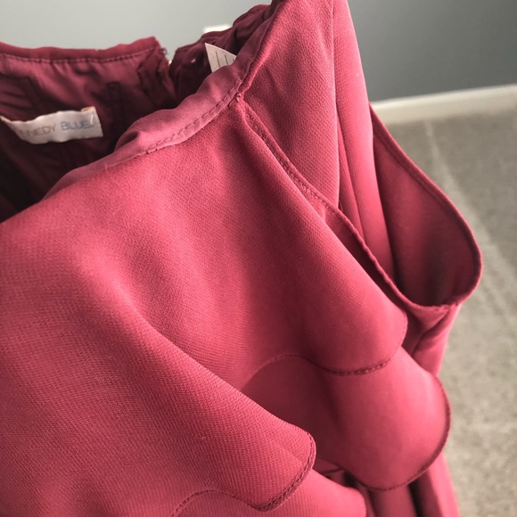 Kennedy Blue Allison bridesmaid dress, color Bordeaux, size 6 - Picture 10 of 14